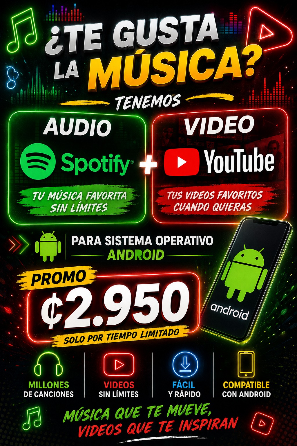 spotify + youtube
